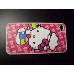  Iphone 4 Hello Kitty mesh Hard Case Cover (Att & Verizon 