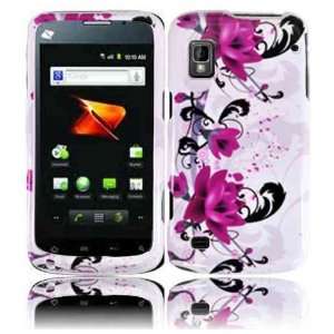  ZTE WARP N860 Hard Case Cover Purple Lily Cell Phones 