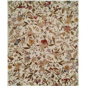  HRI Four Seasons SS 069 Ivory 9 X 12 Area Rug