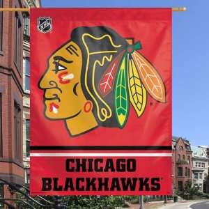  Chicago Blackhawks 27 x 37 Red Vertical Banner