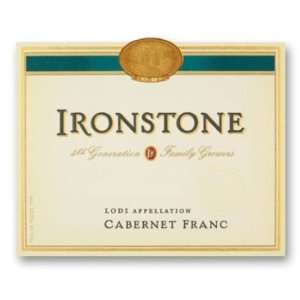  2010 Ironstone Winery Cabernet Franc 750ml Grocery 
