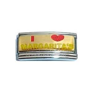  I Love Margaritas Italian Charm Bracelet Jewelry Link 