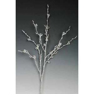  Package of 6 Tall Artificial Silver Branches with Attached 
