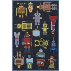  Momeni Rugs Lil Mo Whimsy Collection LMJ 1 Steel Blue 
