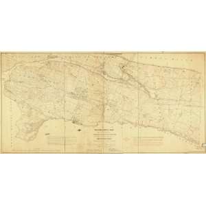  1874 map of Westchester, NY, Topographic