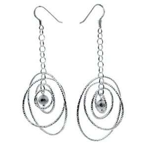  Earrings with Five Circlets and a Ball, Italian Product and Design 