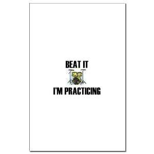  Beat It, Im Practicing Music Mini Poster Print by 