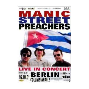 Manic Street Preachers   Live In Concert 2001   33x23 inches   Poster 