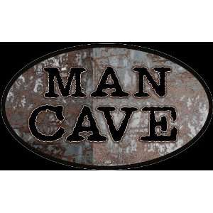  Man Cave Large Oval Sign 