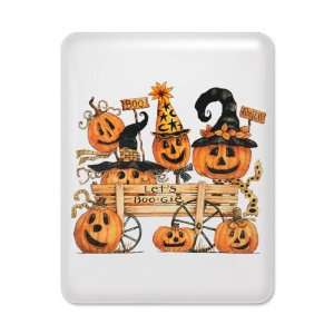   White Halloween Lets Boogie Jack o Lantern Pumpkin 