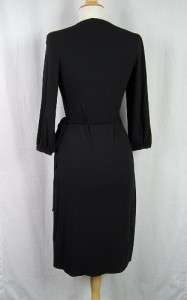 Laundry By Shelli Segal Jersey Wrap Dress In Black   S  