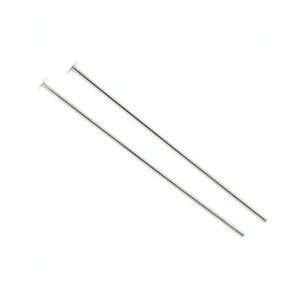  Sterling Silver (.925) Head Pins 22 Gauge, 2 Inches (20 