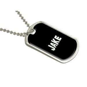  Jake   Name Military Dog Tag Luggage Keychain Automotive