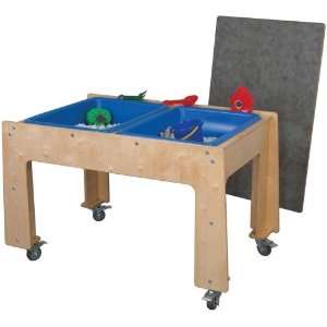 Strictly for Kids SF330 Mainstream Preschool Double Sensory Table with 