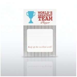  Cheers Note Magnet   Worlds Greatest Team   Refill 
