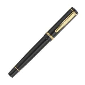 Rosetta Magellan Rollerball Pen, Black Onyx, Gold Trim 