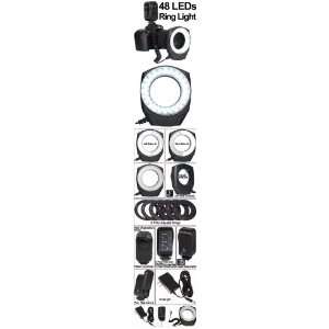  48 LED Camera Ring Light for Macro Photography Camera 