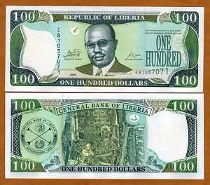 Liberia / Africa, 100 dollars, 2009, P 30 New, UNC  
