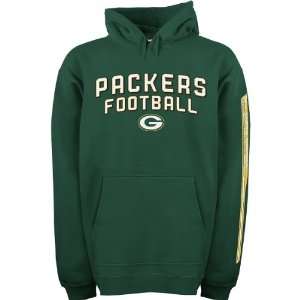  Reebok Green Bay Packers Stacks Hooded Sweatshirt Sports 