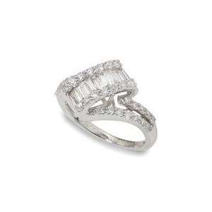  Jack J. 1 1/5 ctw Diamond and 18K Swirl Ring Jewelry