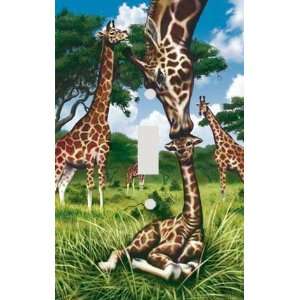  Loveable Giraffes Decorative Switchplate Cover