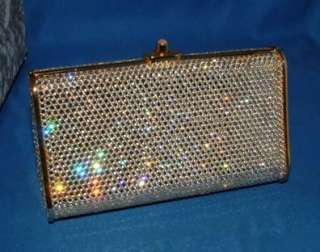 Judith Leiber Handbag purse, Clutch, evening bag, Swarovski Crystal 