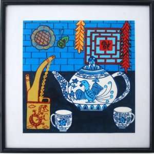  Jinshan Folk Painting   Teapot 
