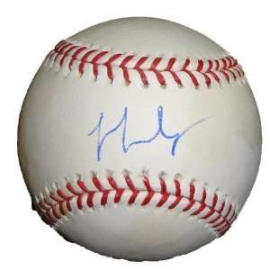  JJ Hardy Autographed Official Major League Baseball W 