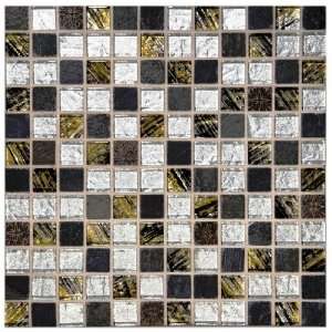  Lotem Stone & Glass Mosaic 1 X 1 (Priced Per Sheet 