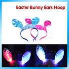 LED Head Band Rave Costume Halloween Bunny Ears Hoop LED HeadBand 