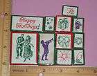 LOT OF 11 CHRISTMAS rubber stamps INKADINKADO low shipping