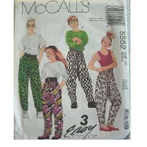  BOYS AND GIRLS PANTS SIZE 7 MCCALLS 3 EASY PIECES PATTERN 