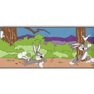  Wallpaper Border Bugs Bunny Looney Tunes Multi Colored 