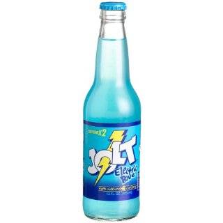 Jolt ELECTRIC BLUE GLASS LONGNECKS   Powerfully Blue Is Good For You 