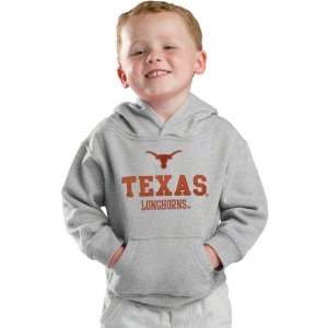  Texas Longhorns Kids 4 7 Grey Tackle Twill Hooded 