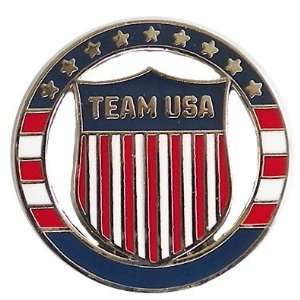 London 2012 Team USA Crest Cut Out Pin