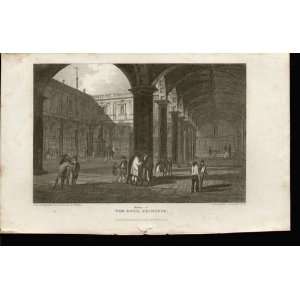  1816 Interior Of Royal Exchange London