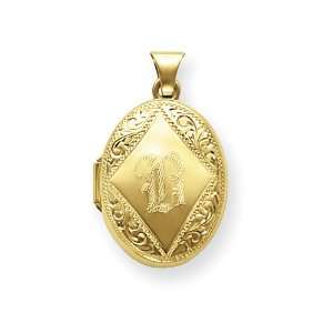  14k Oval Locket Jewelry