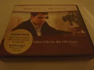 Brand New Kaplan 2011 CPA Review Video CD Series (REG)  
