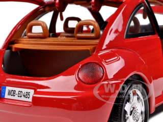 1998 VOLKSWAGEN NEW BEETLE COUPE RED 1/18 MODEL CAR  