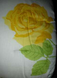KATE SPADE NY Heirloom Roses Yellow Stripe Green Lemon Drop Full QUEEN 