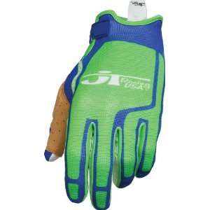  JT Racing USA Flex Feel Green/Blue Small Gloves 