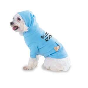 Big Cats Rock Hooded (Hoody) T Shirt with pocket for your Dog or Cat 