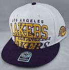Los Angeles LA LAKERS Snapback Cap Hat NBA Kobe 47Brand 2tone White 