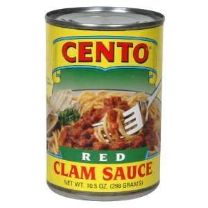 Cento, Sauce Clam Red, 10.5 Ounce (12 Pack)  Grocery 
