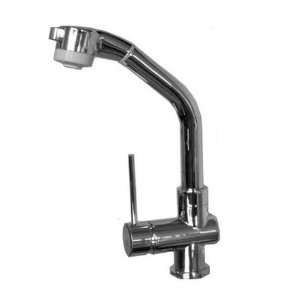  LineaAqua Dreamfield Satin Nickel Kitchen Faucet with Pull 