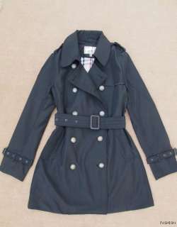 Womens Double breasted Trench Coat/ long Jacke​t  