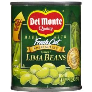 Del Monte Fresh Cut Green Lima Beans, 8.5 oz, 12 pk  