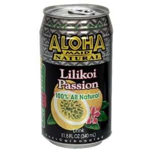 Aloha Maid Lilikoi Passion Drink, 11.5 Ounce (Pack of 12)  