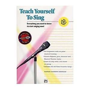  Teach Yourself To Sing   Book/CD Musical Instruments
